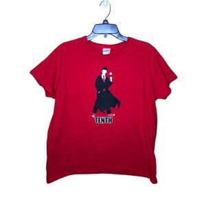 Doctor Who Red Tenth Doctor Short Sleeve T-Shirt XL